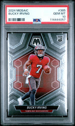 Graded 2024 Panini Mosaic Bucky Irving #385 Rookie RC Football Card PSA 10 Gem Mint (ONLINE ORDER ONLY)