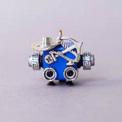 Handcrafted Wooden Bot Necklace, Keychain, or Mini Decor (ONLINE ORDER ONLY)