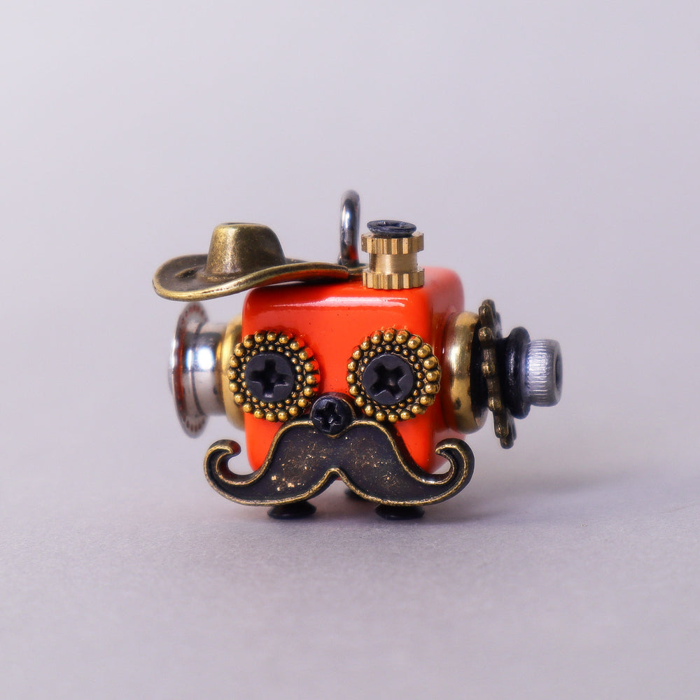 Handcrafted Wooden Bot Necklace, Keychain, or Mini Decor (ONLINE ORDER ONLY)