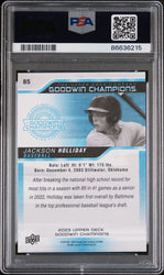 2023 UPPER DECK GOODWIN CHAMPIONS JACKSON HOLLIDAY  #85 - PSA 10 (Online Order Only)