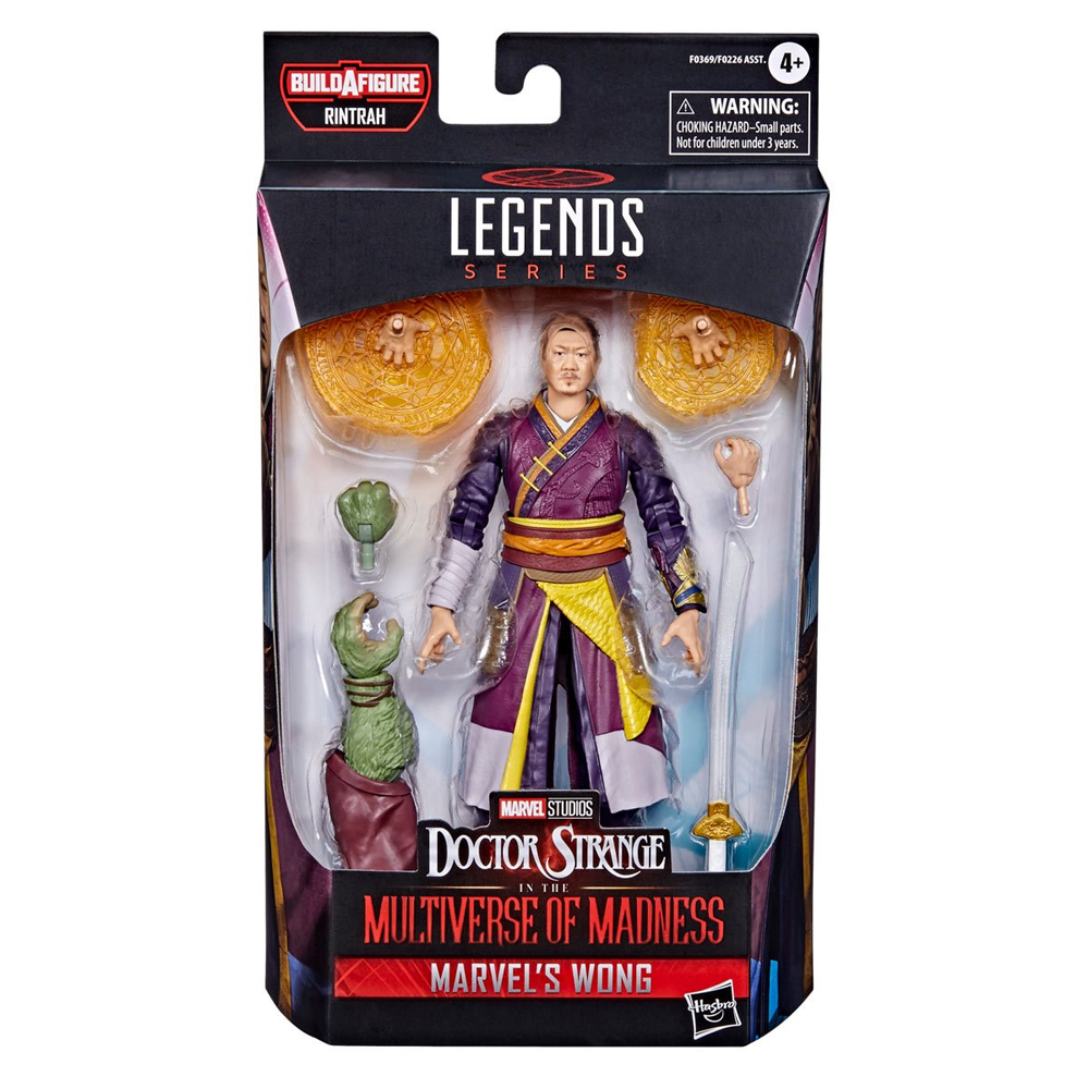 Marvel Legends: Doctor Strange in the Multiverse of Madness - Marvel's Wong 6-Inch Action Figure (Rintrah Build-A-Figure) (ONLINE ORDER ONLY)