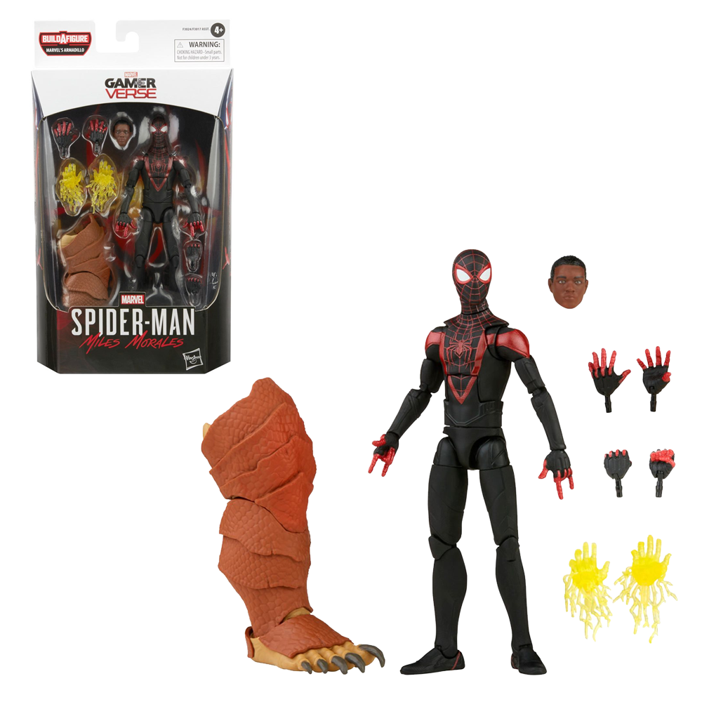 Marvel Legends: Spider-Man 3 - Miles Morales 6-Inch Action Figure (Armadillo Build-A-Figure) (ONLINE ORDER ONLY)