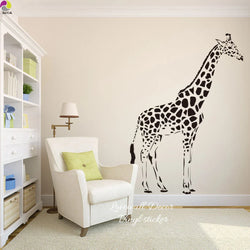 Cartoon Giraffe Wall Sticker Nursery Kids Room Animal Decal Vinyl Decor (Online Order Only)