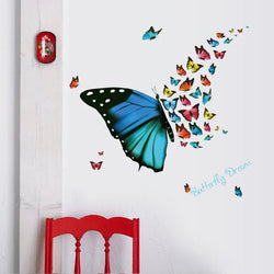 Butterfly Wall Stickers for Home Decoration - Removable Art Decals for Living Room & Bedroom Decor (ONLINE ORDER ONLY)