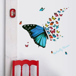 Butterfly Wall Stickers for Home Decoration - Removable Art Decals for Living Room & Bedroom Decor (ONLINE ORDER ONLY)