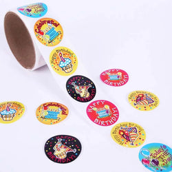 100pcs/1 roll reward stickers roll kids sticker scrapbooking star 3D cartoon characters funny Toys for Children (ONLINE ORDER ONLY)