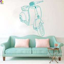 Rome Vespa Wall Sticker Vinyl Decor Art (Online Order Only)