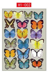 18Pcs 3D Multicolor PVC Butterfly Wall Stickers Home Decor (ONLINE ORDER ONLY)