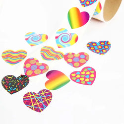 100pcs/1 roll reward stickers roll kids sticker scrapbooking star 3D cartoon characters funny Toys for Children (ONLINE ORDER ONLY)