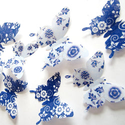 3D PVC Butterfly Wall Stickers - 12 Pcs Home Decor Wedding Gift (ONLINE ORDER ONLY)