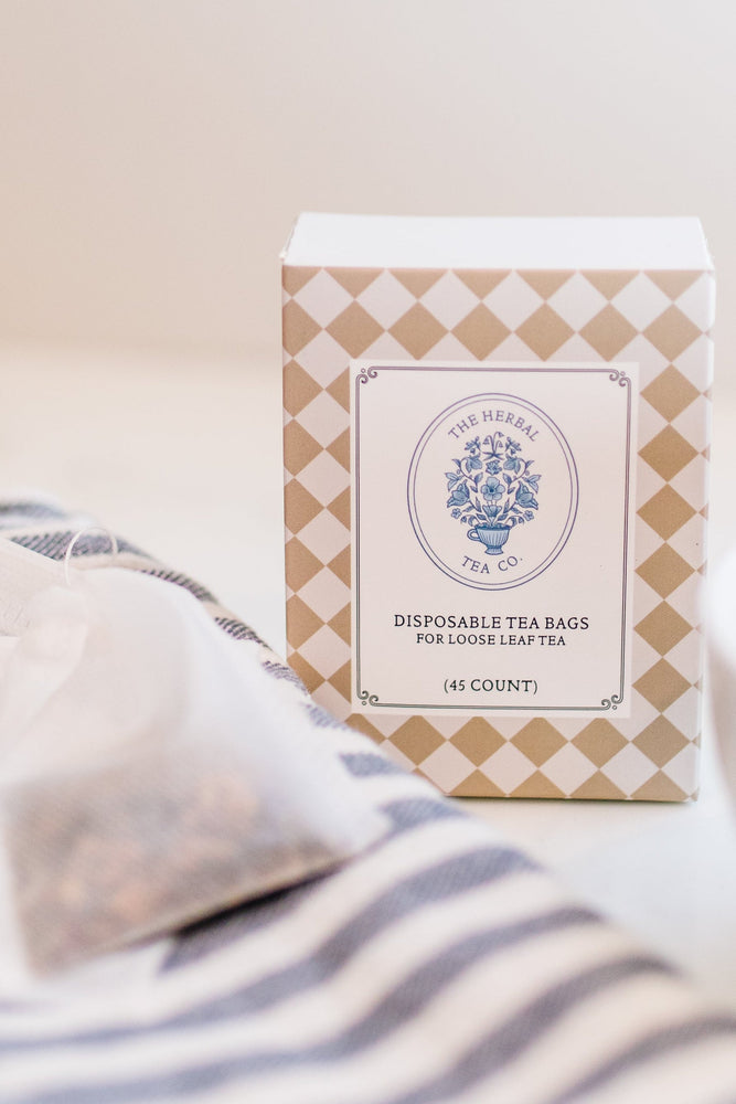 Disposable Tea Bags- 45 count (ONLINE ORDER ONLY)