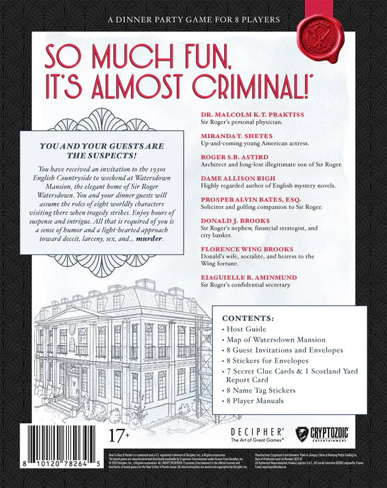 How to Host a Murder: Watersdown Affair