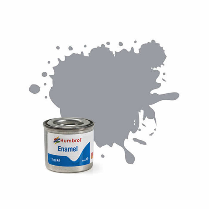 HUMAA0713 Light Grey Matt 14ml Tinlet No 64 Enamel Paint Humbrol (ONLINE ORDER ONLY)