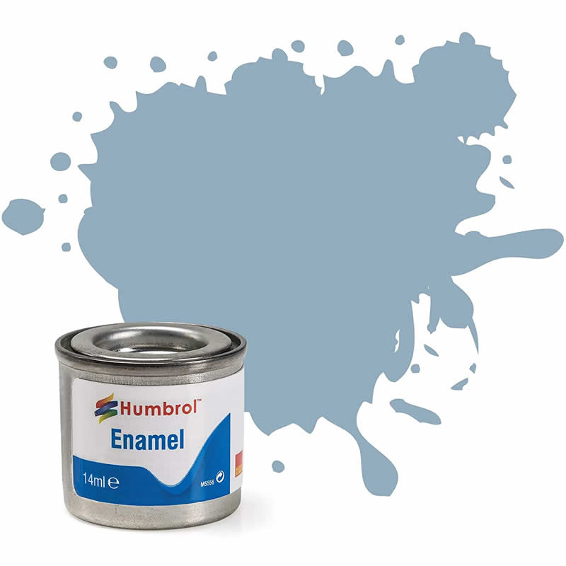 HUMAA1417 US Compass Grey Satin 14ml Tinlet No 128 Enamel Paint Humbrol (ONLINE ORDER ONLY)
