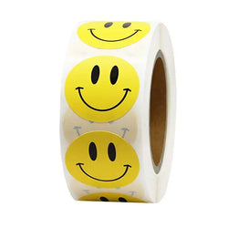 Sticker Kids Reward Sticker Yellow Red Labels Happy Smile Face Sticker Kids Toys School Teacher Student Stationery (ONLINE ORDER ONLY)
