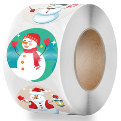 100-500Pcs Candy Bags Box Sticker Gift Sealing Christmas Sticker Thank You Love Wedding Birthday Cookie Bag Kraft Paper Sticker (Online Order Only)