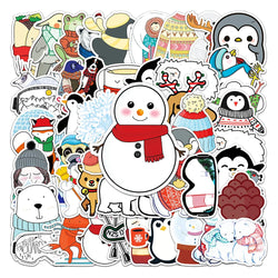Cute Animal Cartoon Stickers - 10/30/50PCS for Laptop, Scrapbook, Guitar, Fridge, Phone, Kids (Online Order Only)