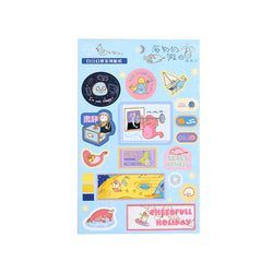 2Pcs Daydream Series Sticker Hand Account DIY Album Decoration Scrapbooking Stickers Kawaii Cartoon Stationery (ONLINE ORDER ONLY)
