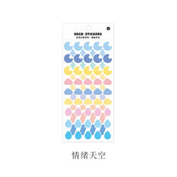 Colorful Fantasy Series Sticker Scrapbooking Decorative Sticker DIY Diary Album Stick Label INS Kawaii Stationery (ONLINE ORDER ONLY)