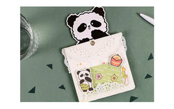 40Pcs/lot Kawaii Crimp Animal Series Decoration Sticker DIY Scrapbooking Label Diary Album Sticker Escolar Cute Stationery Gift (Online Order Only)