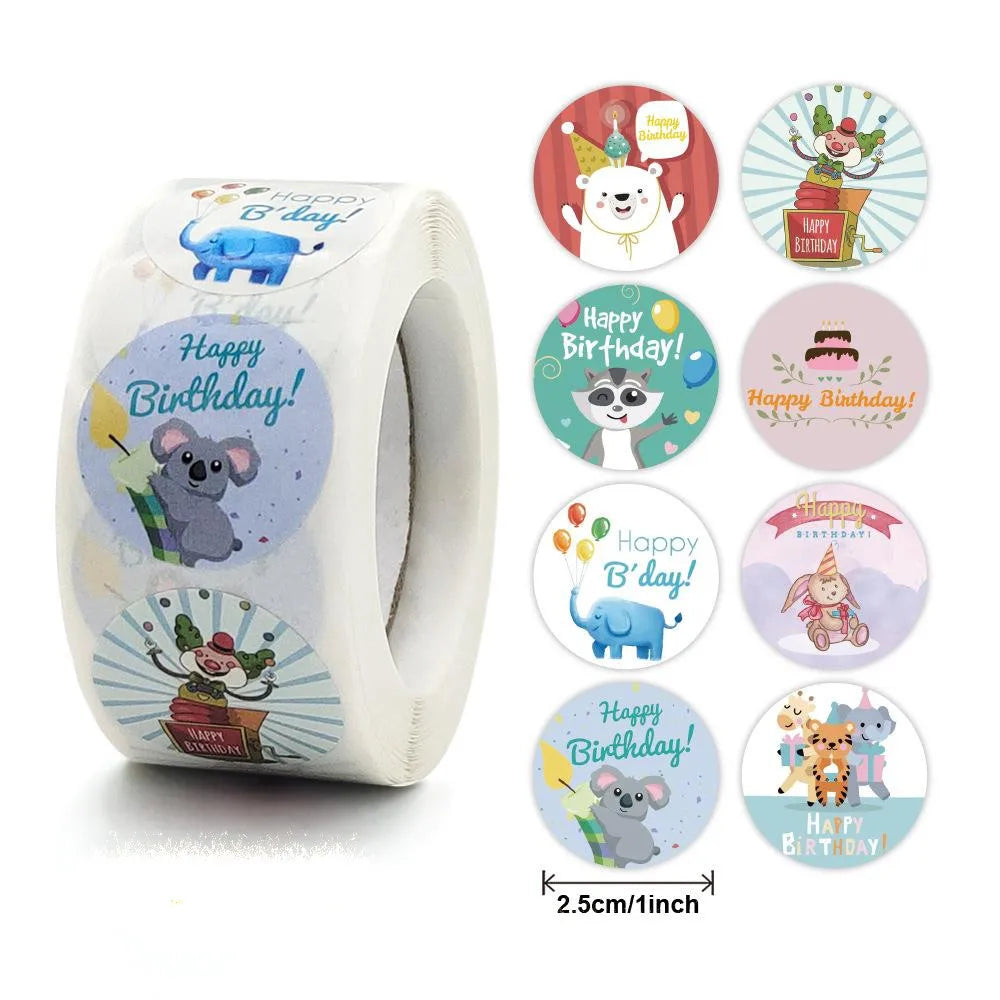 500pcs Animals Cartoon Stickers For Kids Classic Toys Sticker School Teacher Reward Sticker Various Styles Designs Pattern (ONLINE ORDER ONLY)