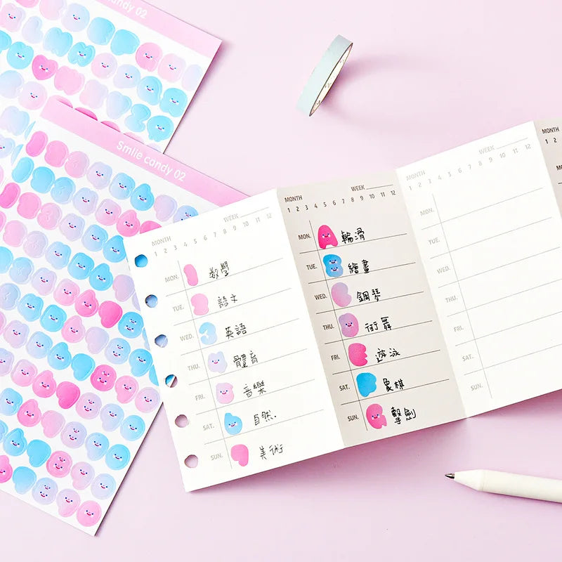 2pcs INS Alphanumeric Sticker Scrapbooking Decoration Photo Album Decor Planner Notebook Labels stickers Kawaii Stationery (Online Order Only)