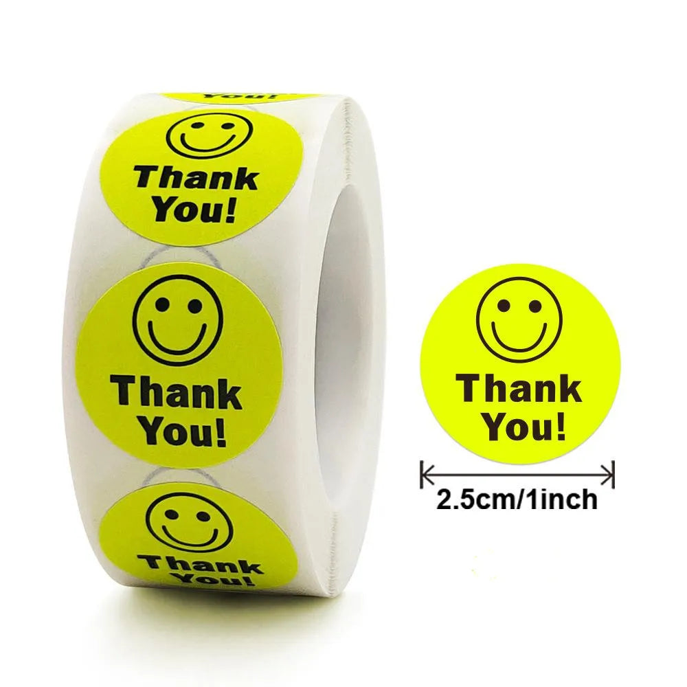 Sticker Kids Reward Sticker Yellow Red Labels Happy Smile Face Sticker Kids Toys School Teacher Student Stationery (ONLINE ORDER ONLY)