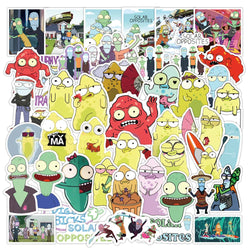 Solar Opposites Stickers 10/30/50PCS for Skateboard, Phone, Laptop, Luggage, Graffiti, Kids Toy (ONLINE ORDER ONLY)