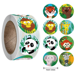 100-500pcs Round Happy Day Stickers For Envelope Seal Labels Gift Packaging Decor Birthday Party Scrapbooking Stationery Sticker (Online Order Only)