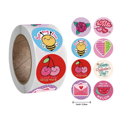 Stickers 500 Pcs/roll  Face Encouragement Reward Sticker Children Toy Decoration Sticker Label (Online Order Only)