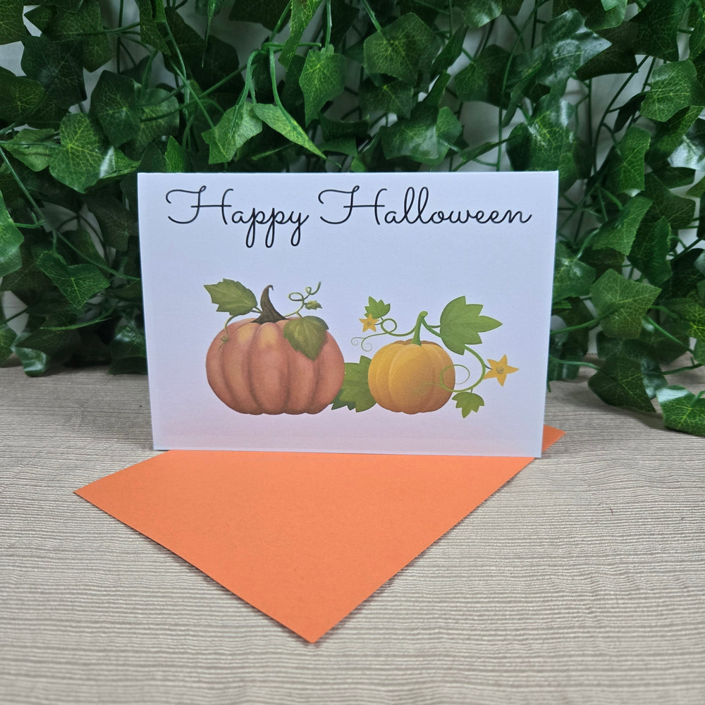 Halloween Pumpkin Card (ONLINE ORDER ONLY)