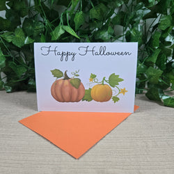 Halloween Pumpkin Card (ONLINE ORDER ONLY)