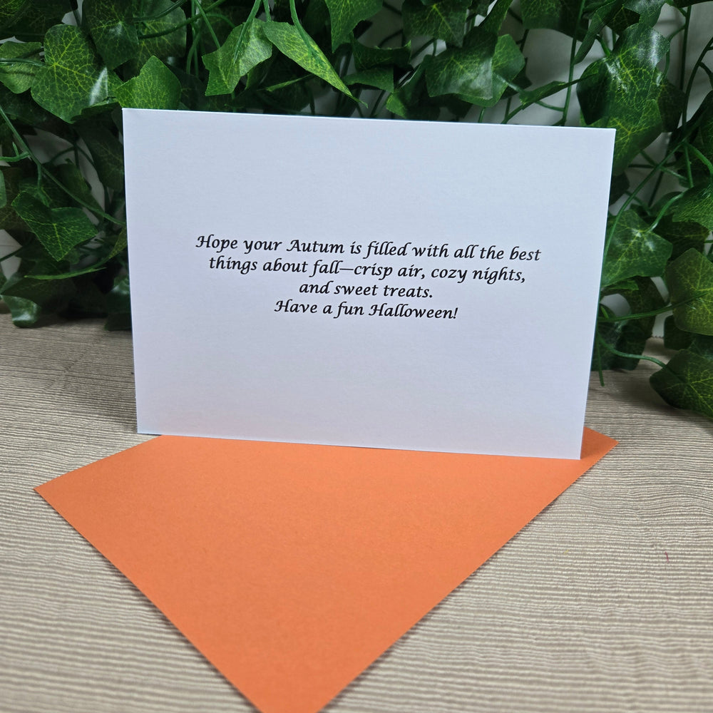 Halloween Pumpkin Card (ONLINE ORDER ONLY)