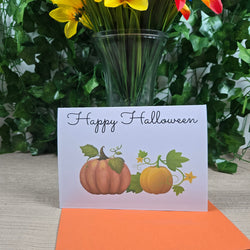 Halloween Pumpkin Card (ONLINE ORDER ONLY)