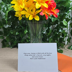 Halloween Pumpkin Card (ONLINE ORDER ONLY)