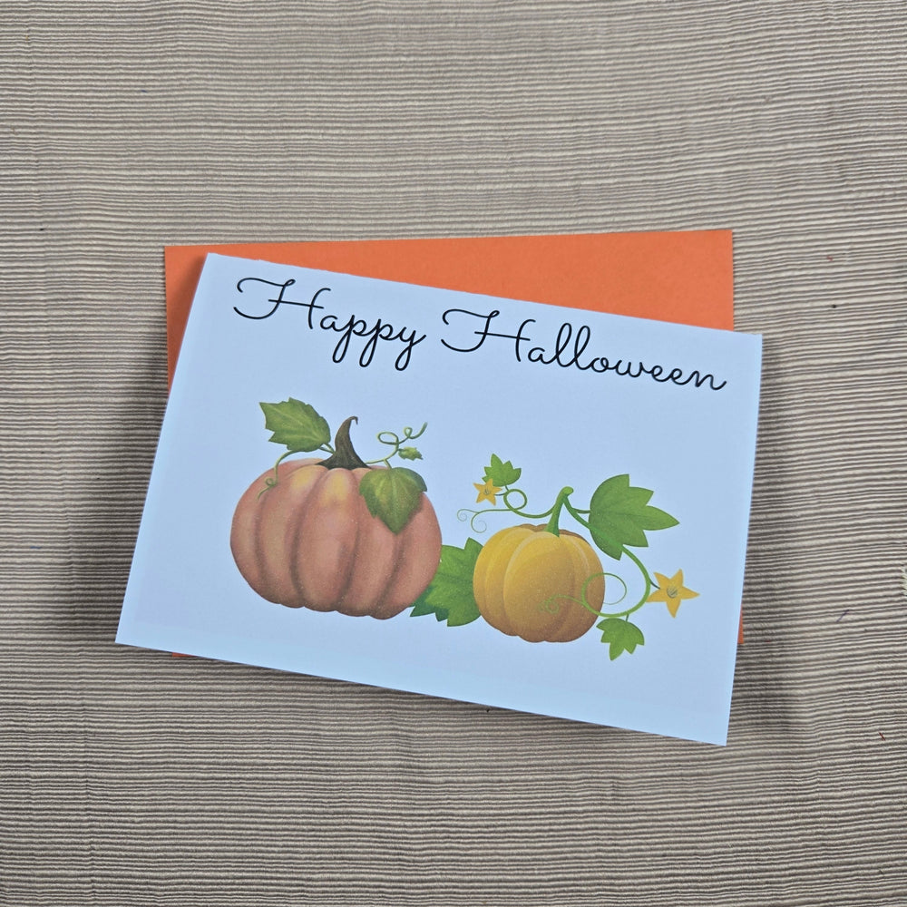 Halloween Pumpkin Card (ONLINE ORDER ONLY)