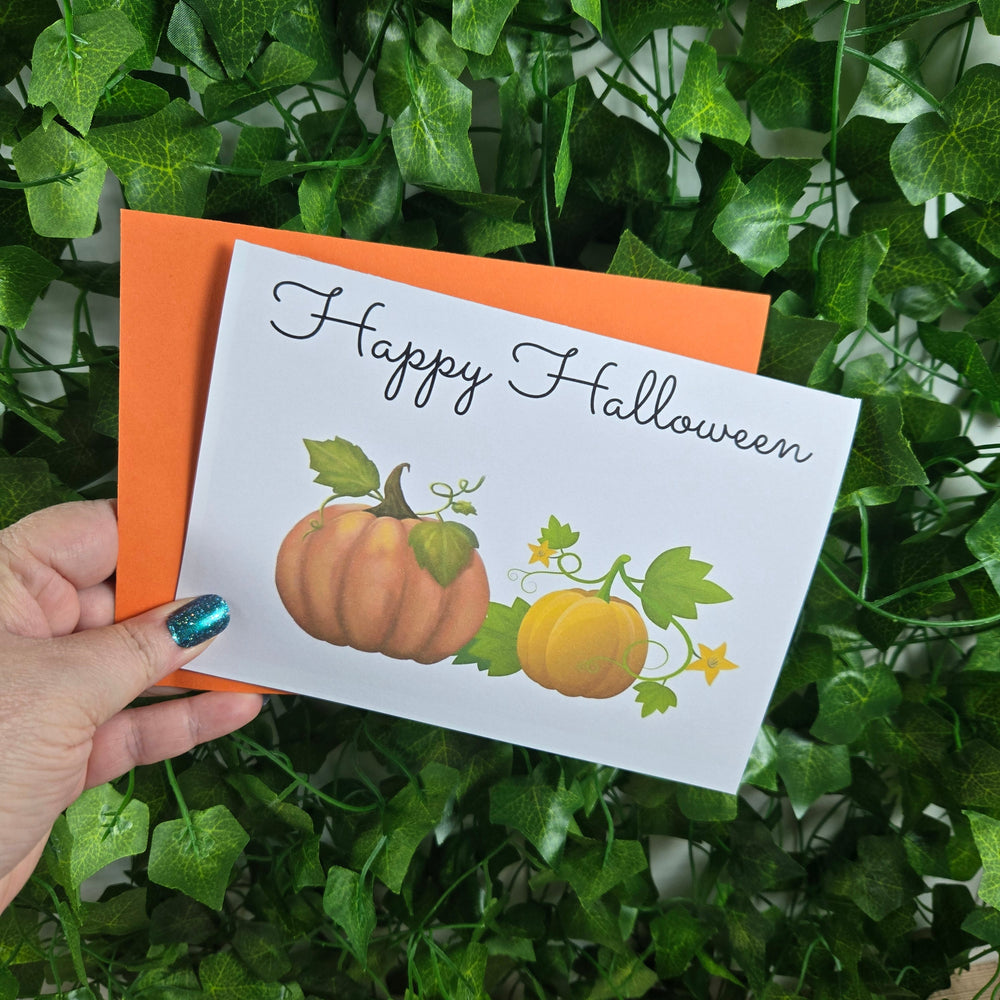 Halloween Pumpkin Card (ONLINE ORDER ONLY)