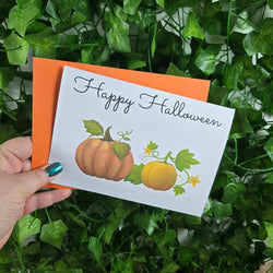 Halloween Pumpkin Card (ONLINE ORDER ONLY)