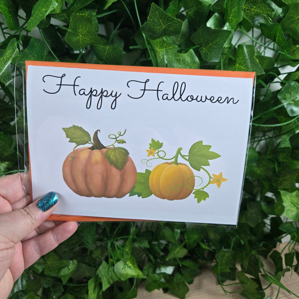 Halloween Pumpkin Card (ONLINE ORDER ONLY)