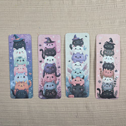 Cute Stacked Cats Halloween Bookmark (ONLINE ORDER ONLY)