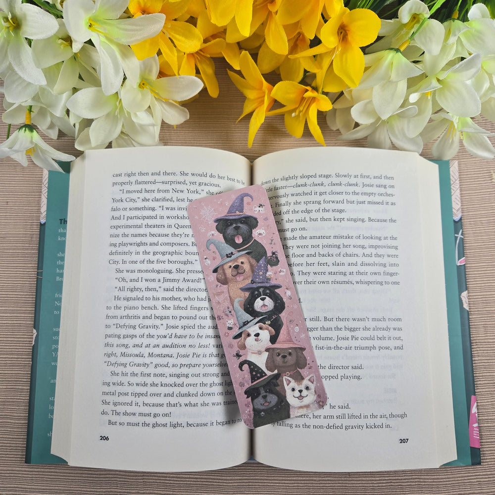 Cute Stacked Dogs Halloween Bookmark (ONLINE ORDER ONLY)