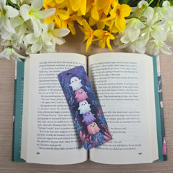 Cute Stacked Ghosts Halloween Bookmark (ONLINE ORDER ONLY)