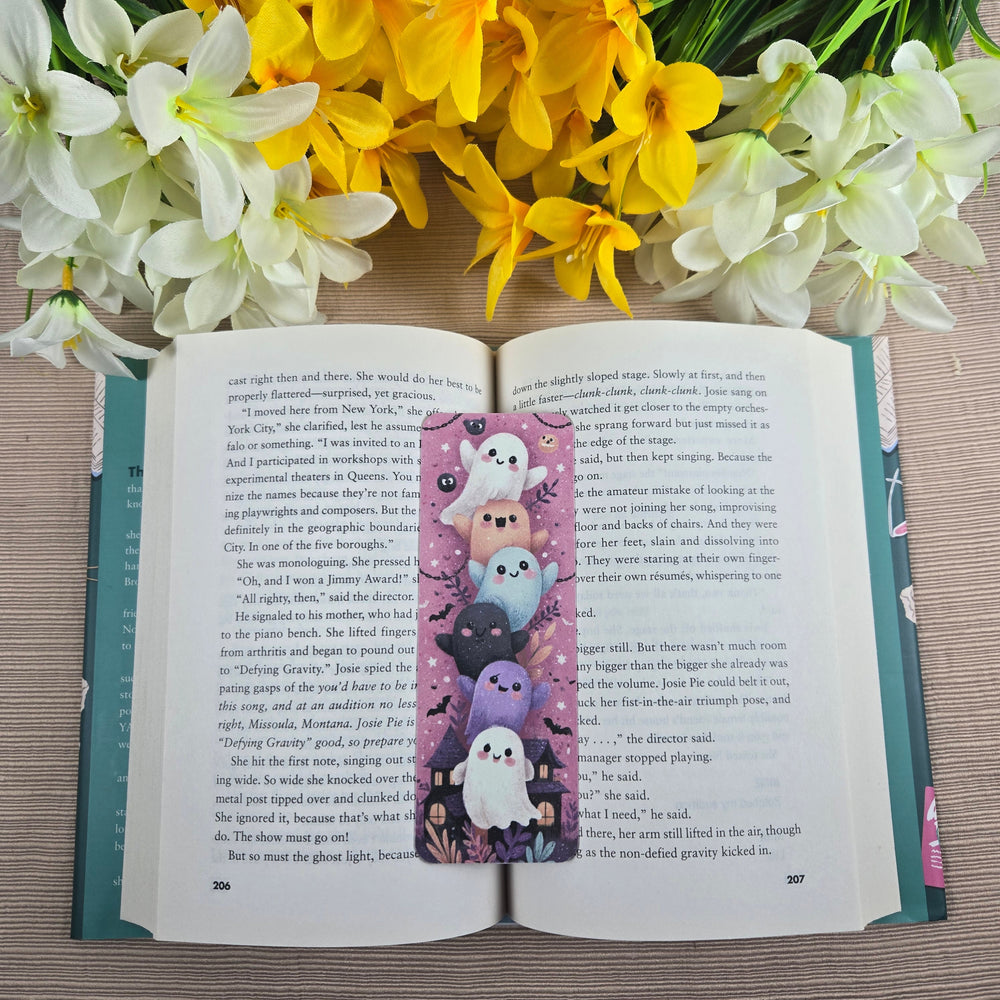 Cute Stacked Ghosts Halloween Bookmark (ONLINE ORDER ONLY)