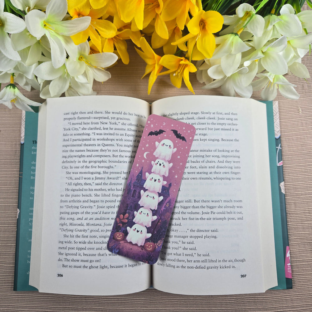 Cute Stacked Ghosts Halloween Bookmark (ONLINE ORDER ONLY)