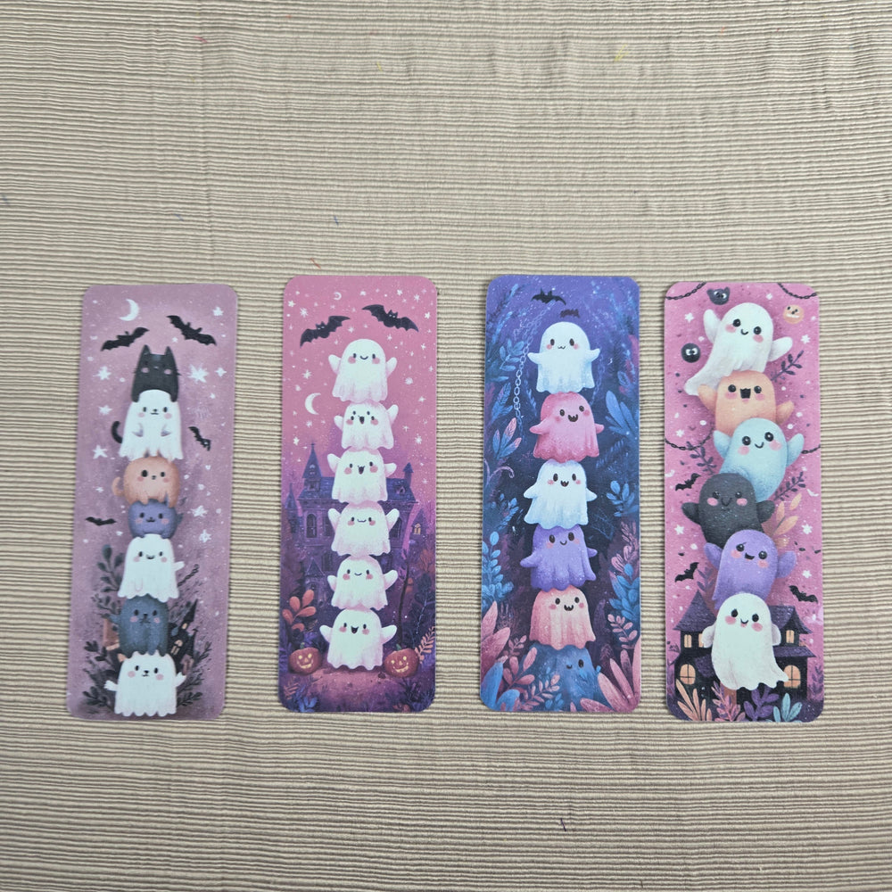 Cute Stacked Ghosts Halloween Bookmark (ONLINE ORDER ONLY)