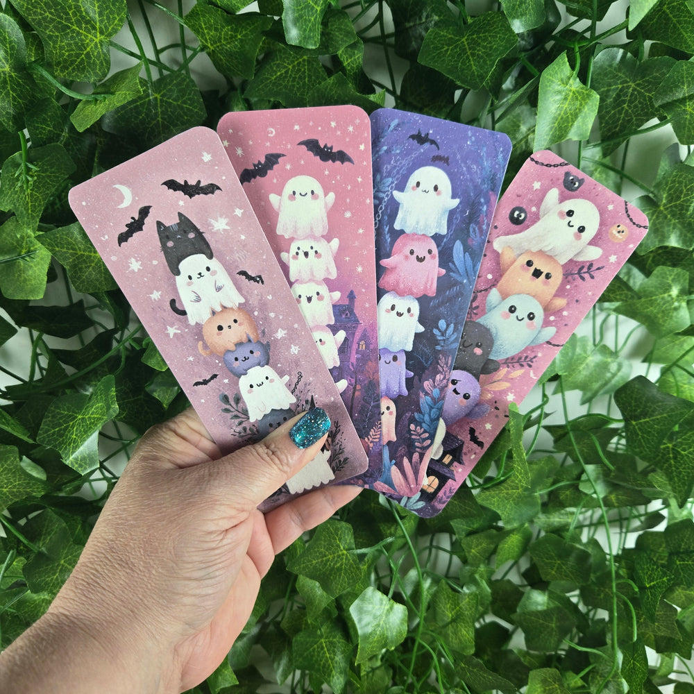 Cute Stacked Ghosts Halloween Bookmark (ONLINE ORDER ONLY)