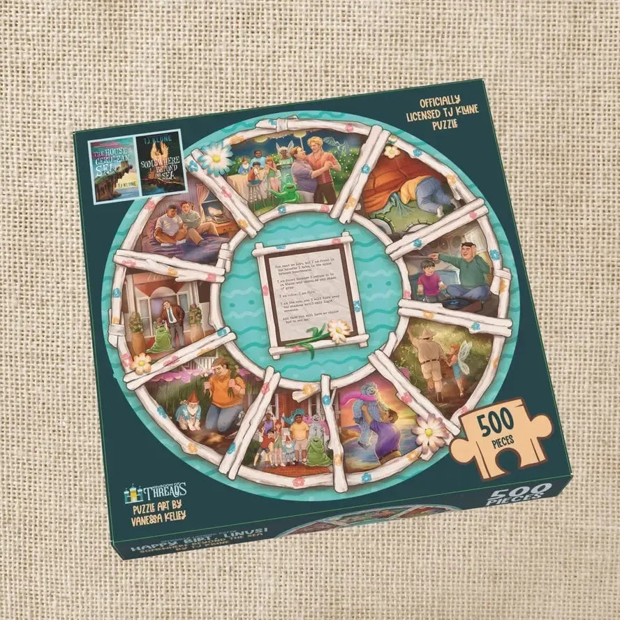 Happy Birthday Linus "House in the Cerulean Sea" 500 Piece Jigsaw Puzzle KOT (ONLINE ORDER ONLY)