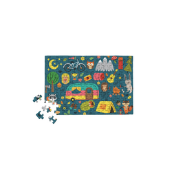 Happy Campers 150 Piece Mini Jigsaw Puzzle Micro Puzzles (ONLINE ORDER ONLY)