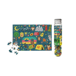 Happy Campers 150 Piece Mini Jigsaw Puzzle Micro Puzzles (ONLINE ORDER ONLY)