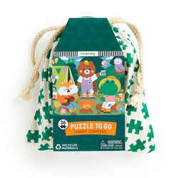 Happy Campers 36 Piece Mini Jigsaw Puzzle Mudpuppy (ONLINE ORDER ONLY)